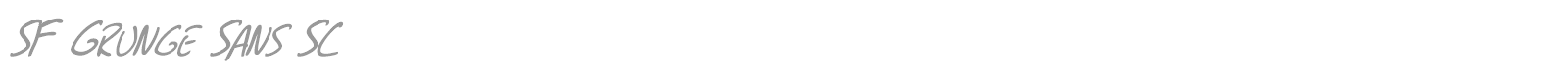 SF Grunge Sans font preview